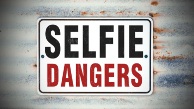 Selfie stick dangers funny