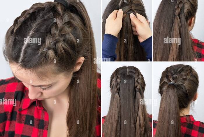 How to easy spring braid tutorial