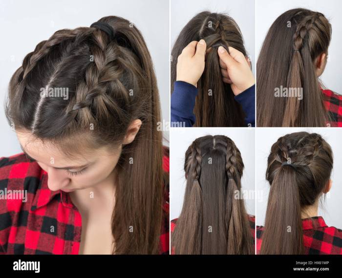 How to easy spring braid tutorial