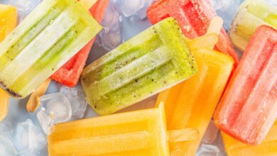 Fruit popsicles that are delicious and healthy