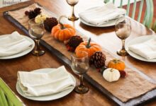 A functional thanksgiving center piece for a few buckaroos