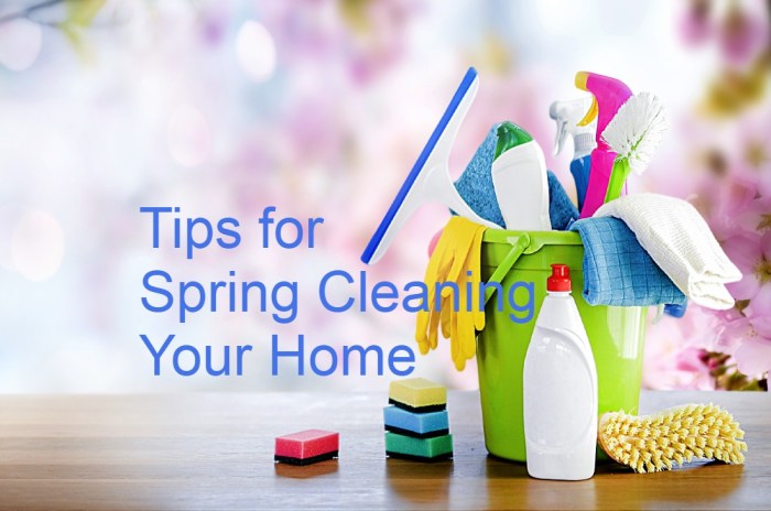 Spring cleaning ideas