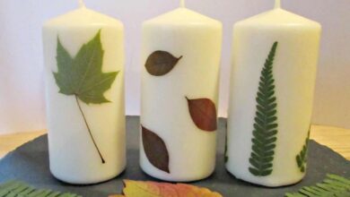 Diy tutorial decorate candles with paper napkins