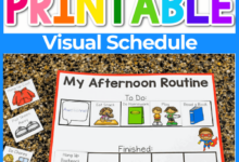 How to create a visual schedule for your family