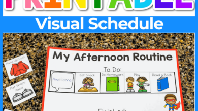 How to create a visual schedule for your family