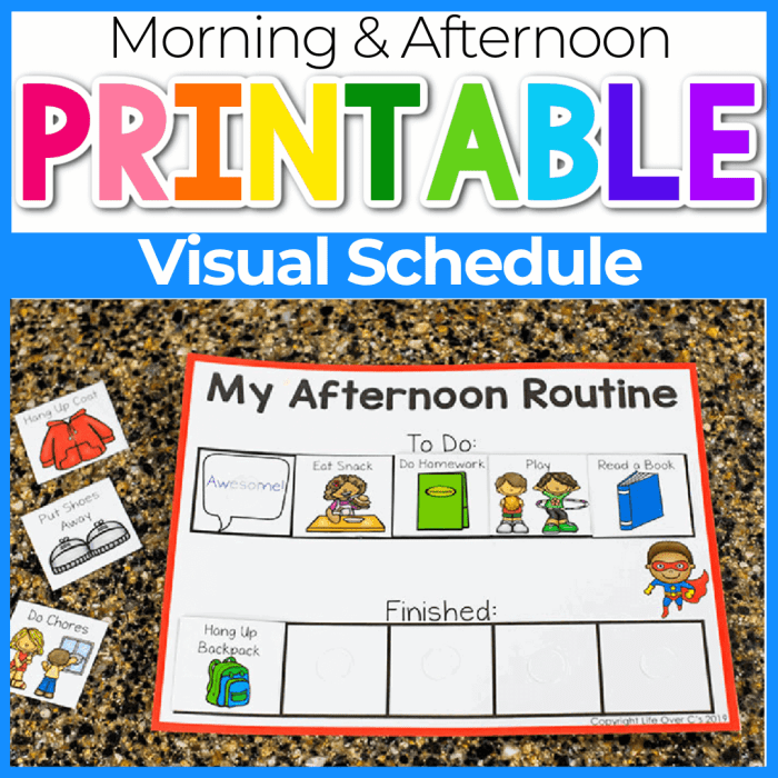 How to create a visual schedule for your family