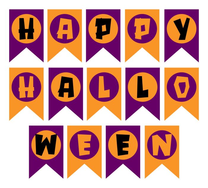 Decorate for halloween with a free photo banner printable