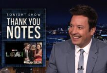 Jimmy fallons thank you notes