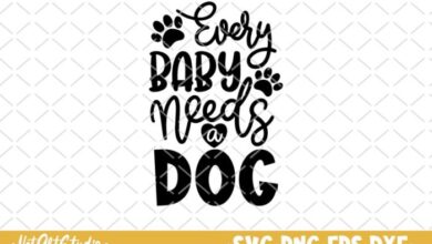 Every baby needs a dog