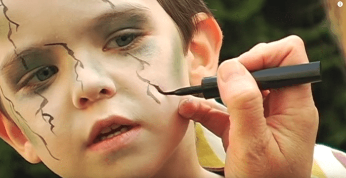 Diy zombie makeup for your little zombie