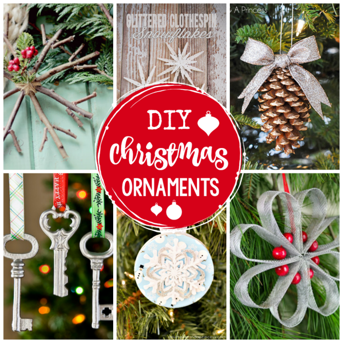 Five diy christmas ornaments