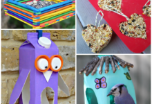 Bird feeders kids can make