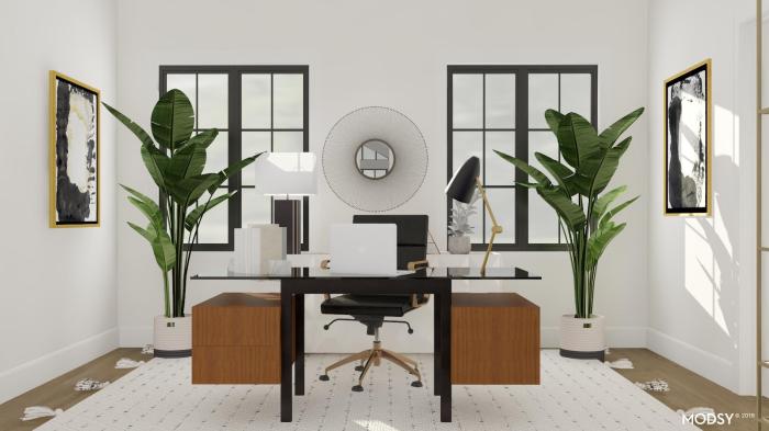 Modern office remodel i tried modsy and heres what i thought