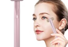 Red light therapy face wand