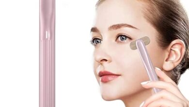 Red light therapy face wand