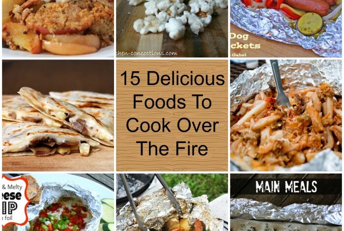 15 delicious campfire foods