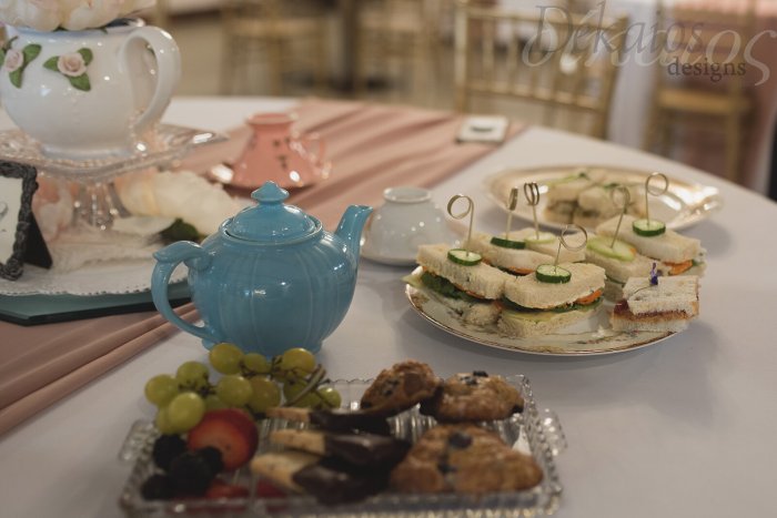 Mothers day tea party with yummy biscotti
