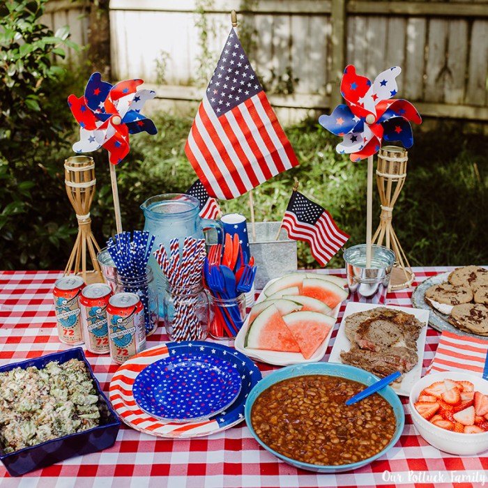 Patriotic party musts for the whole family